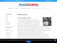 Tablet Screenshot of frankturbine.com